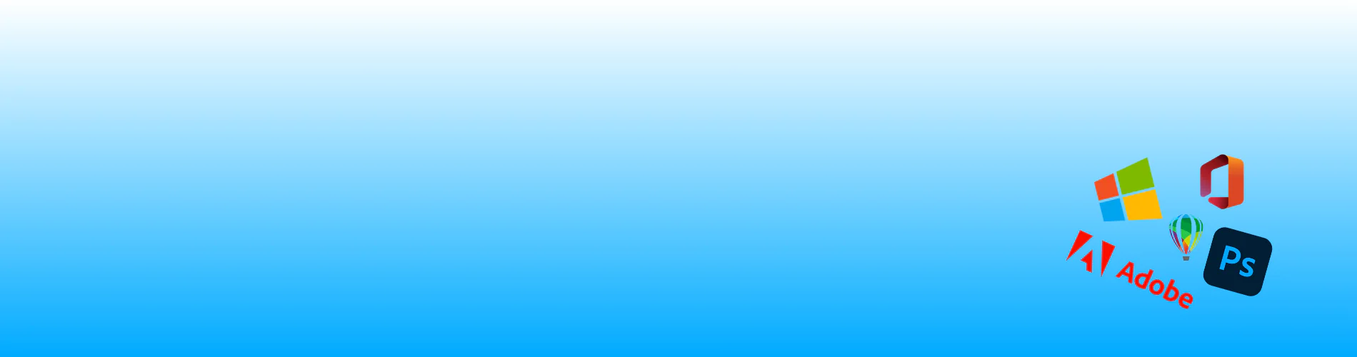 blue gradient electronic sales promotion banner Autodesk 3ds MAX - 1year