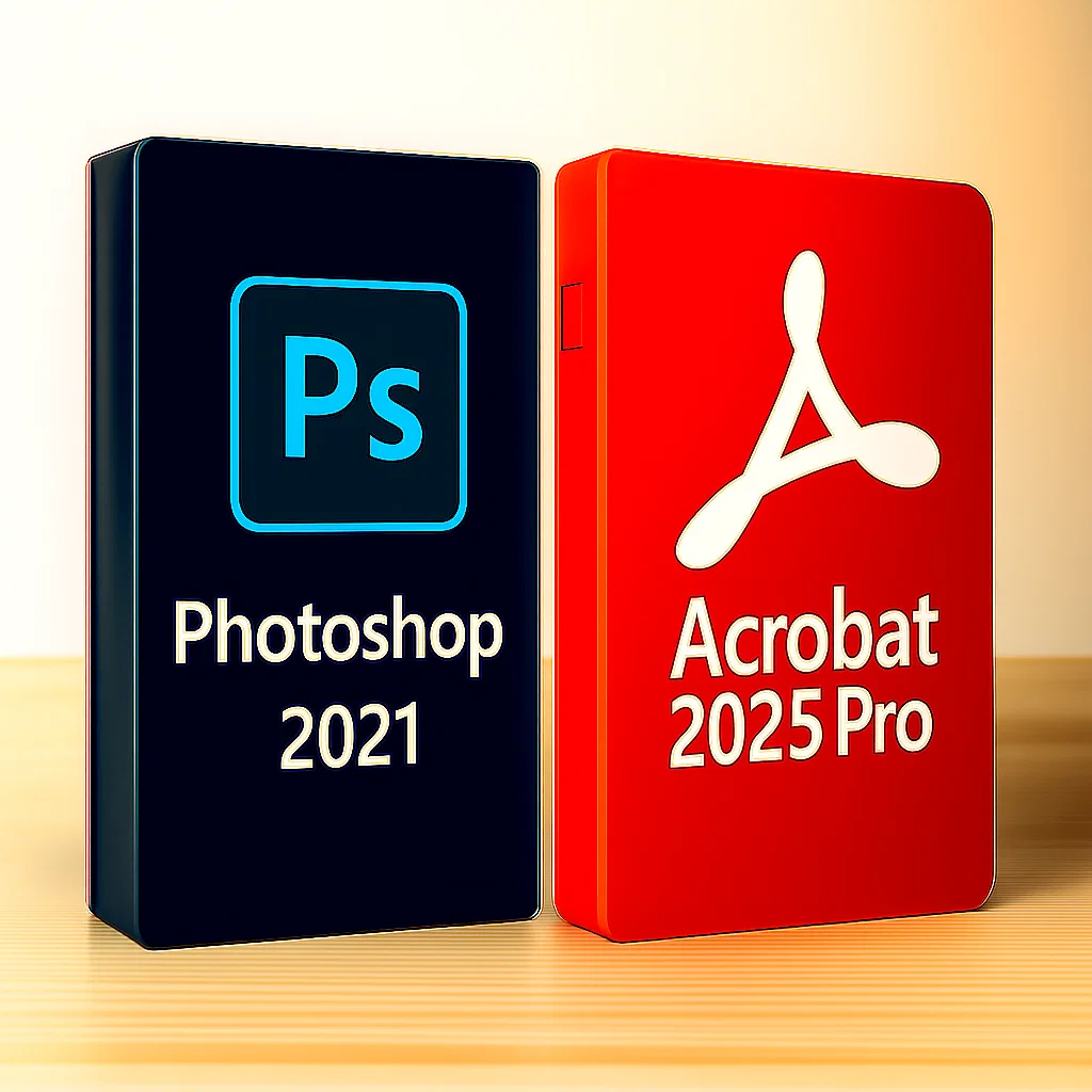 Levně Acrobat 2025 Pro + Photoshop 2021 | Windows Lifetime