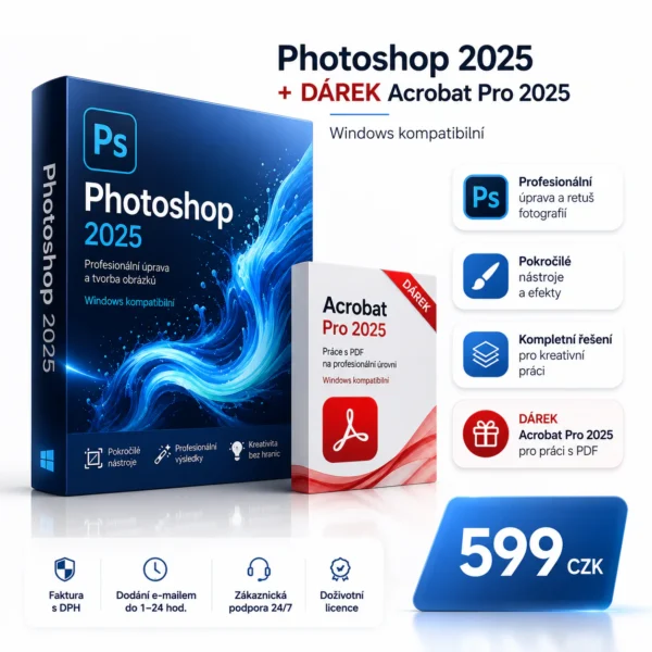 Photoshop 2025 - Windows compatibility + GIFT acrobat pro 2025!